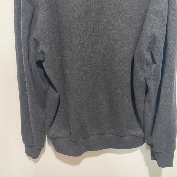 U.S.‎ Polo Assn. Men's Gray Half Zip Up Sweater with Ribbed Cuffs Size XL - Picture 10 of 13